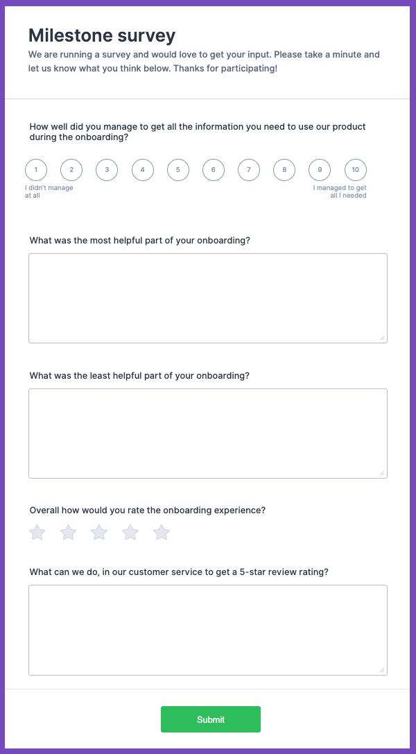 Customer satisfaction survey templates, examples, and questions