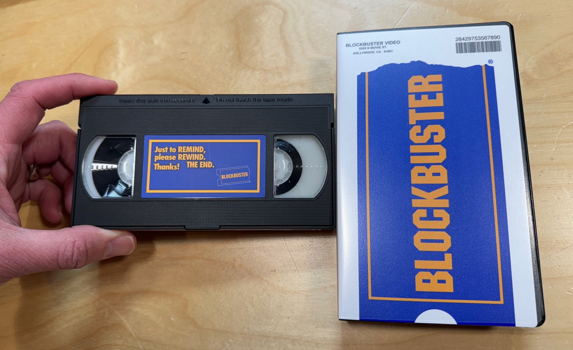 Blockbuster Mini VHS Game Case Review Lon Seidman & Lon.TV Blog