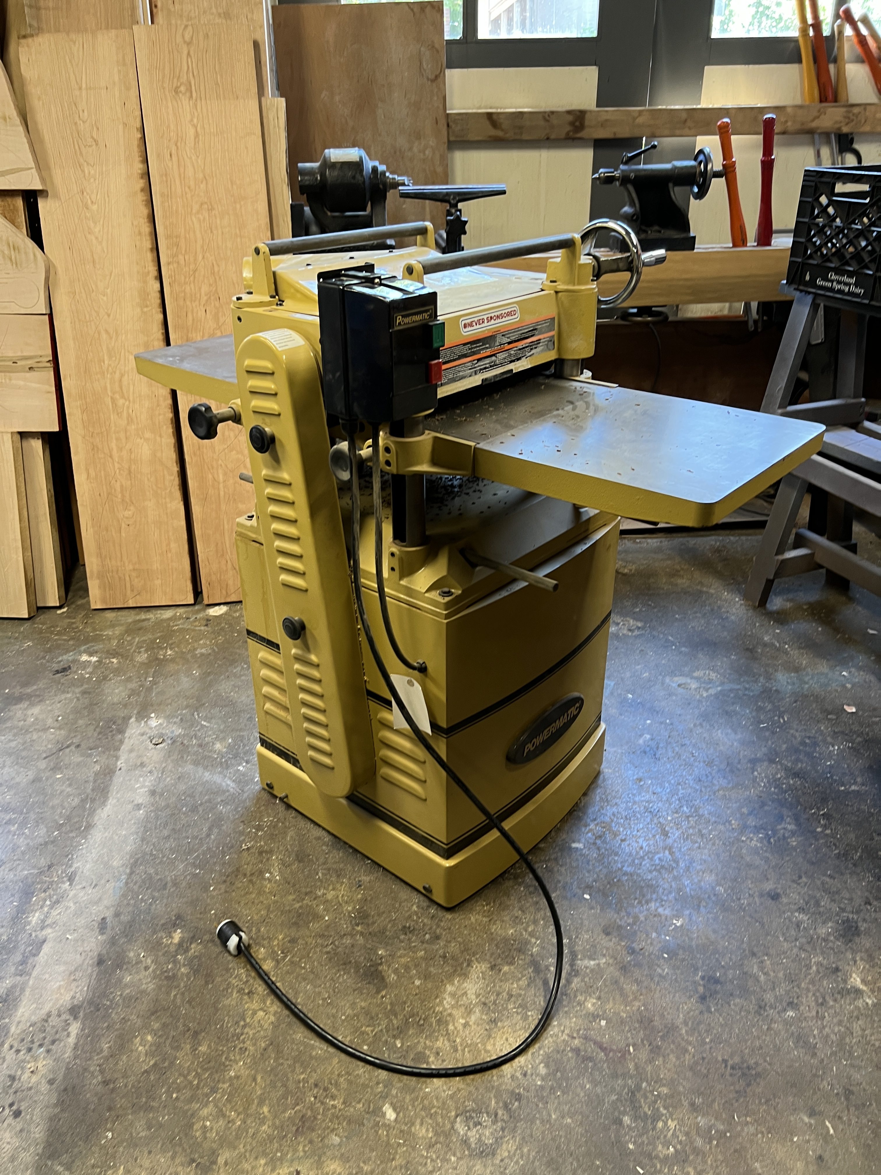 Powermatic 20 Planer 5HP 3PH W/Byrd SHELIX Cutterhead (209HH3)(1791316