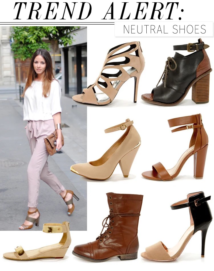 Trend Alert Neutral Shoes for 2013! Fashion Blog