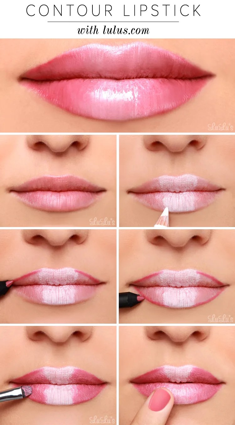 LuLu*s HowTo Contour Lipstick Fashion Blog