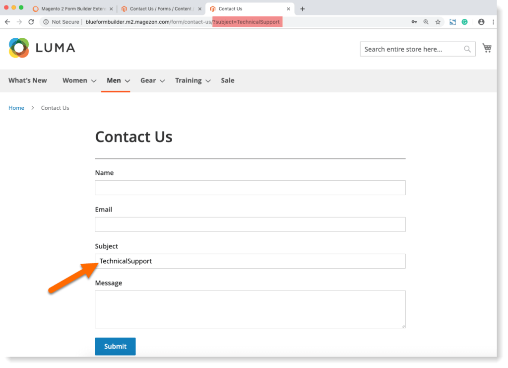 How to AutoPopulate Form Fields Using Query Strings Magezon