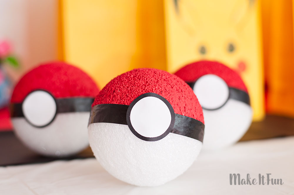 Easy DIY Pokémon® Poké Balls Make It Fun Blog