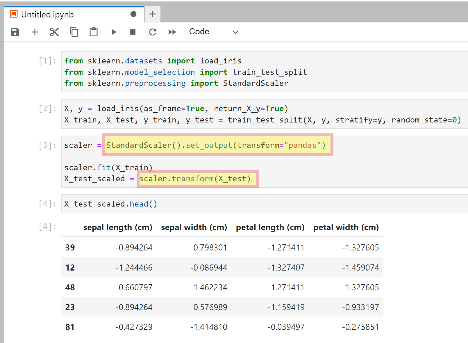 scikitlearnのアップデートでPandasデータフレームのまま前処理が可能に 鶴見教育工学研究所