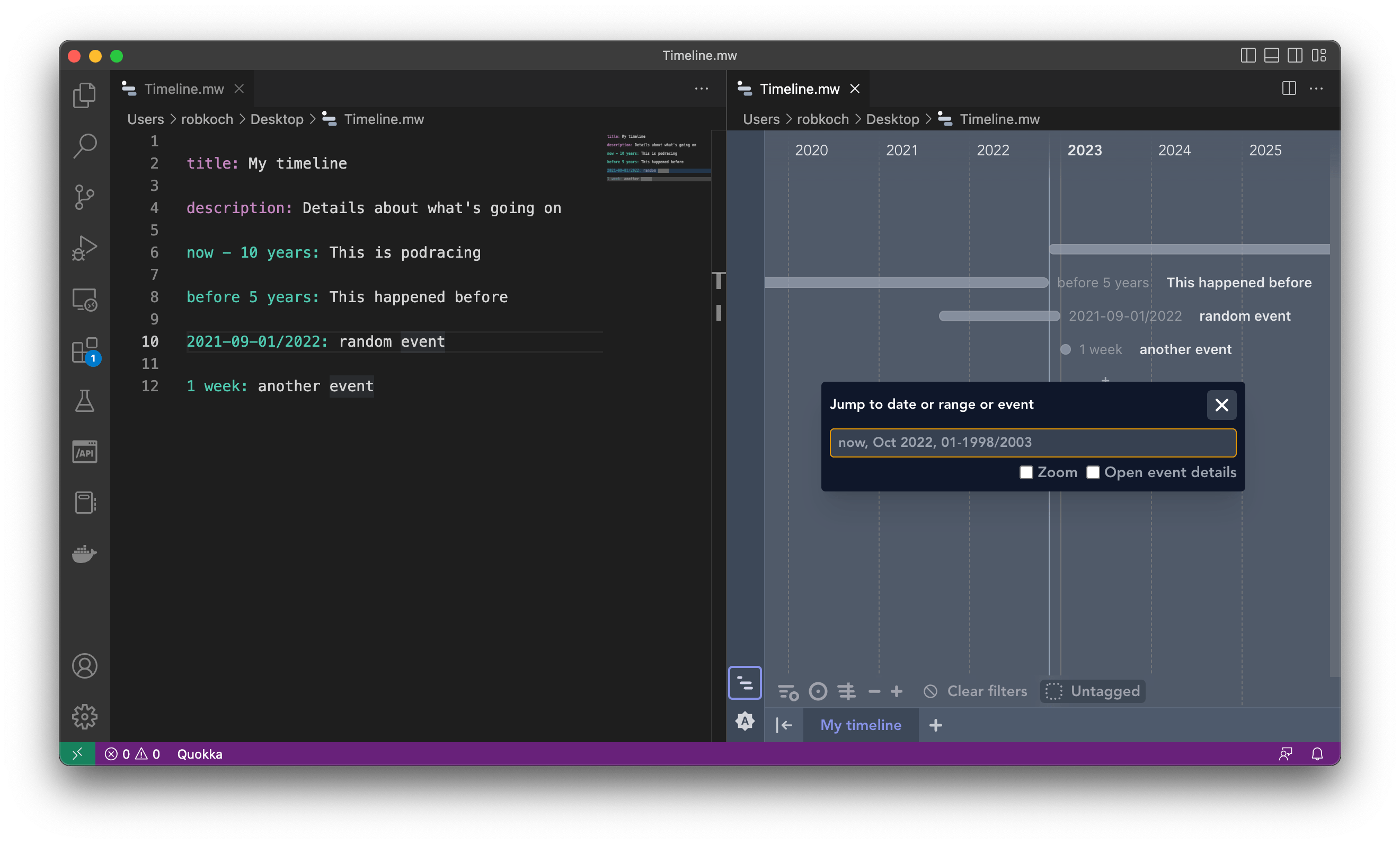 VSCode Extension update Marking When