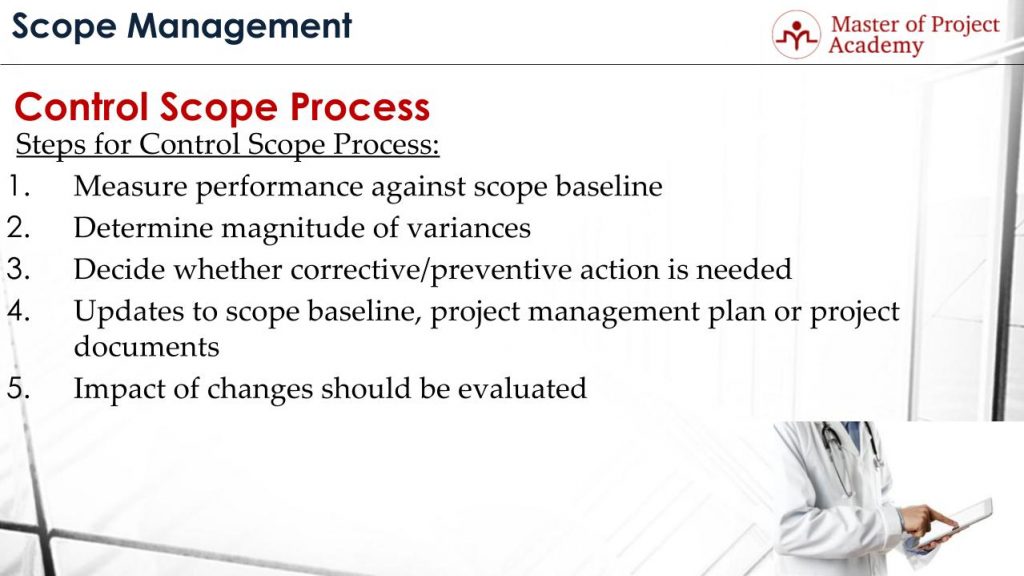 Scope Management The 5 Steps of Control Scope Process