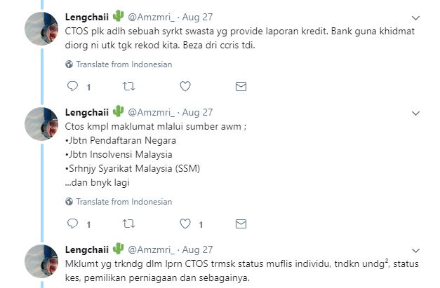 Beza Ctos Dan Ccris