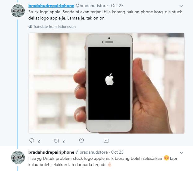 Iphone Tak Boleh On malakowes