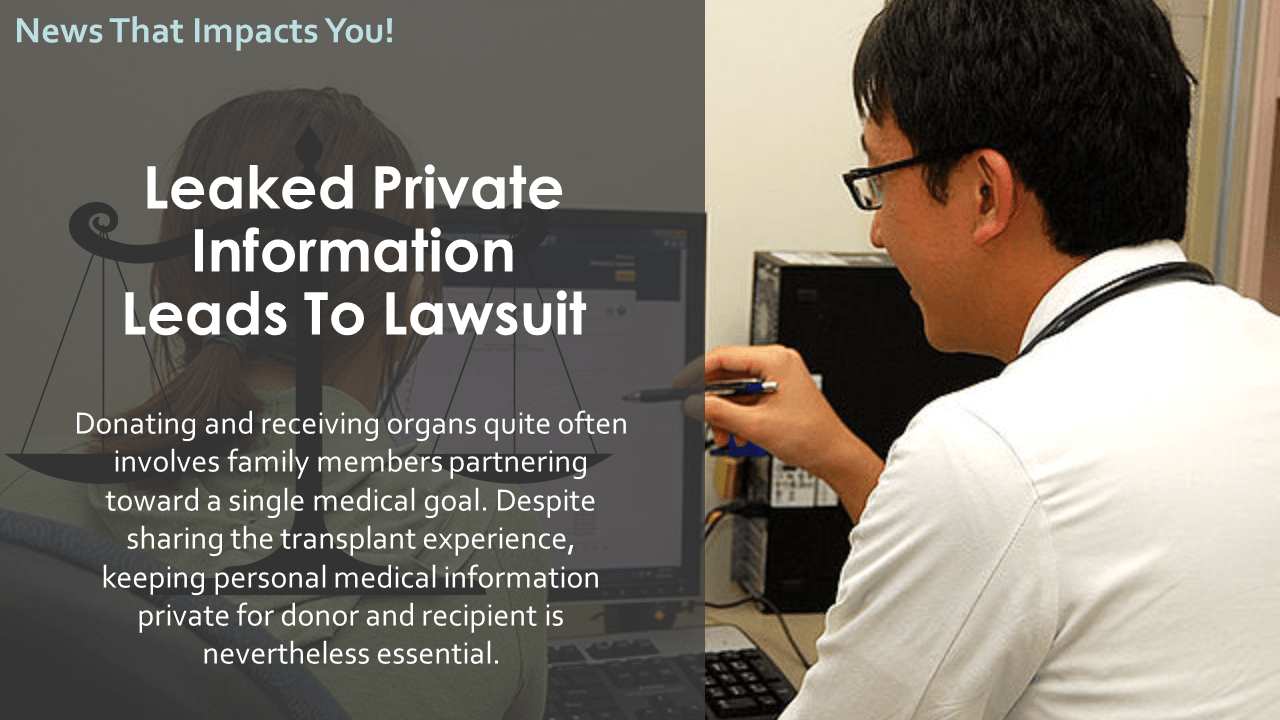 Leaked Private Information Leads To Lawsuit Md Experts