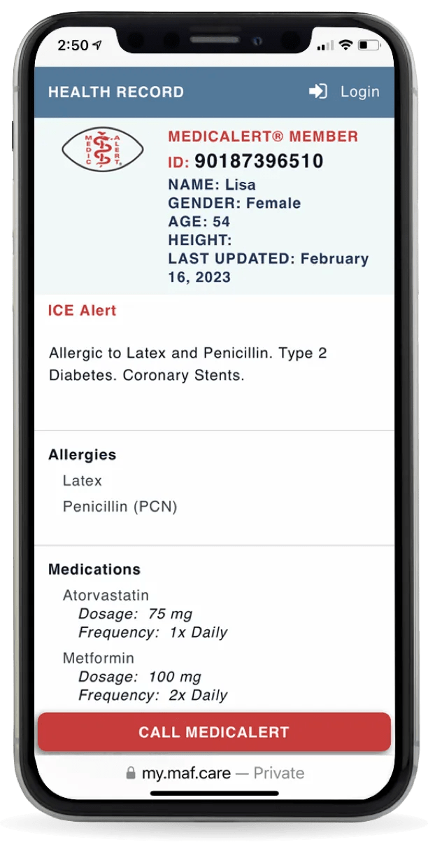 Activate your QR Code Medical ID MedicAlert Foundation