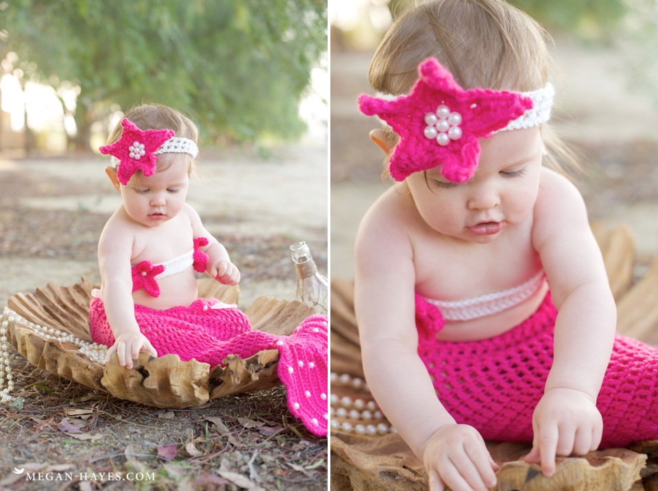 Reese is One Mermaid Birthday Megan Hayes Photography