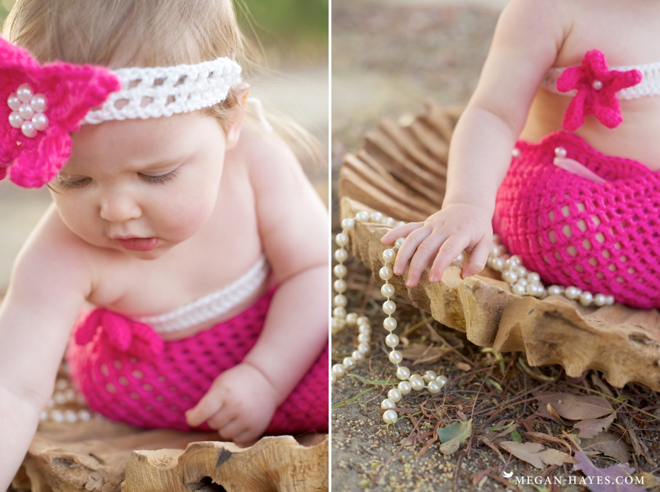 Reese is One Mermaid Birthday Megan Hayes Photography