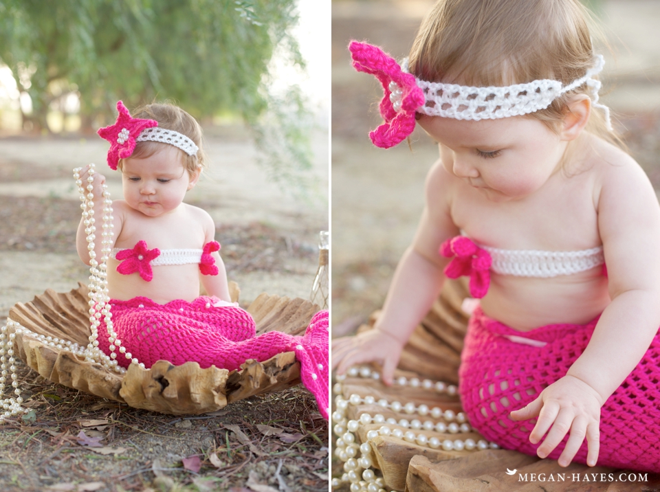Reese is One Mermaid Birthday Megan Hayes Photography