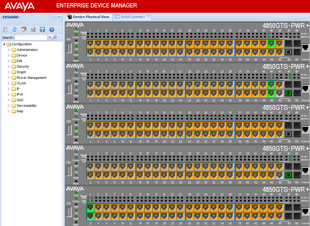 Avaya Routing Switch 4800 SNMP MIBS