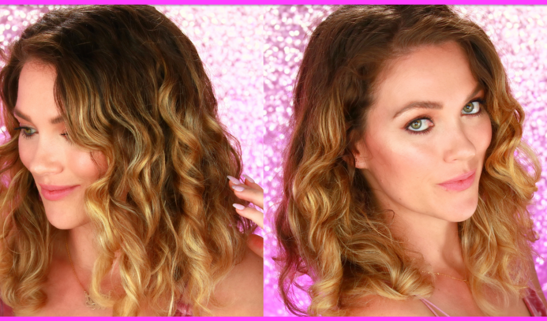 BIG SOFT BEACH WAVES NO CURLING IRON SHORT TO MEDIUM HAIR RITA ALMUSA