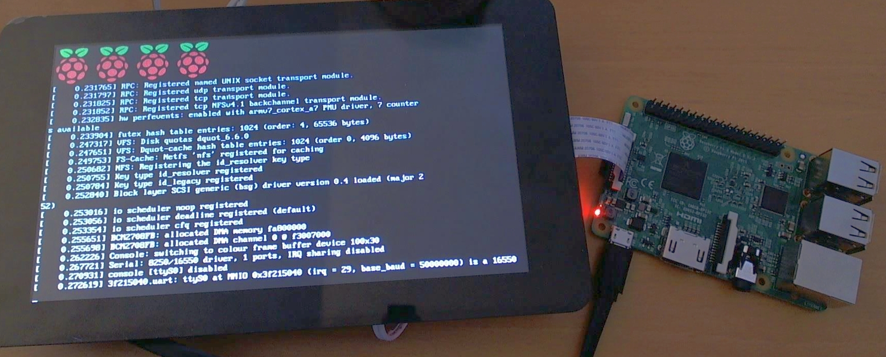 Raspberry Pi Touch Screen How to connect [Video]