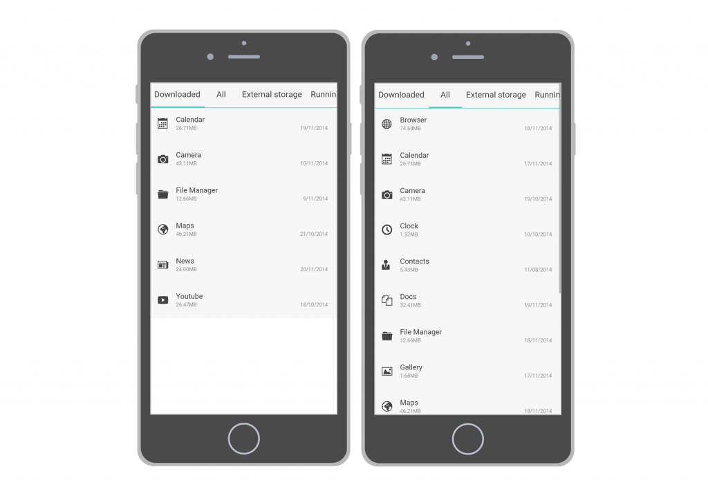Tabs in mobile apps Mobiscroll Blog Design, UI and UX for