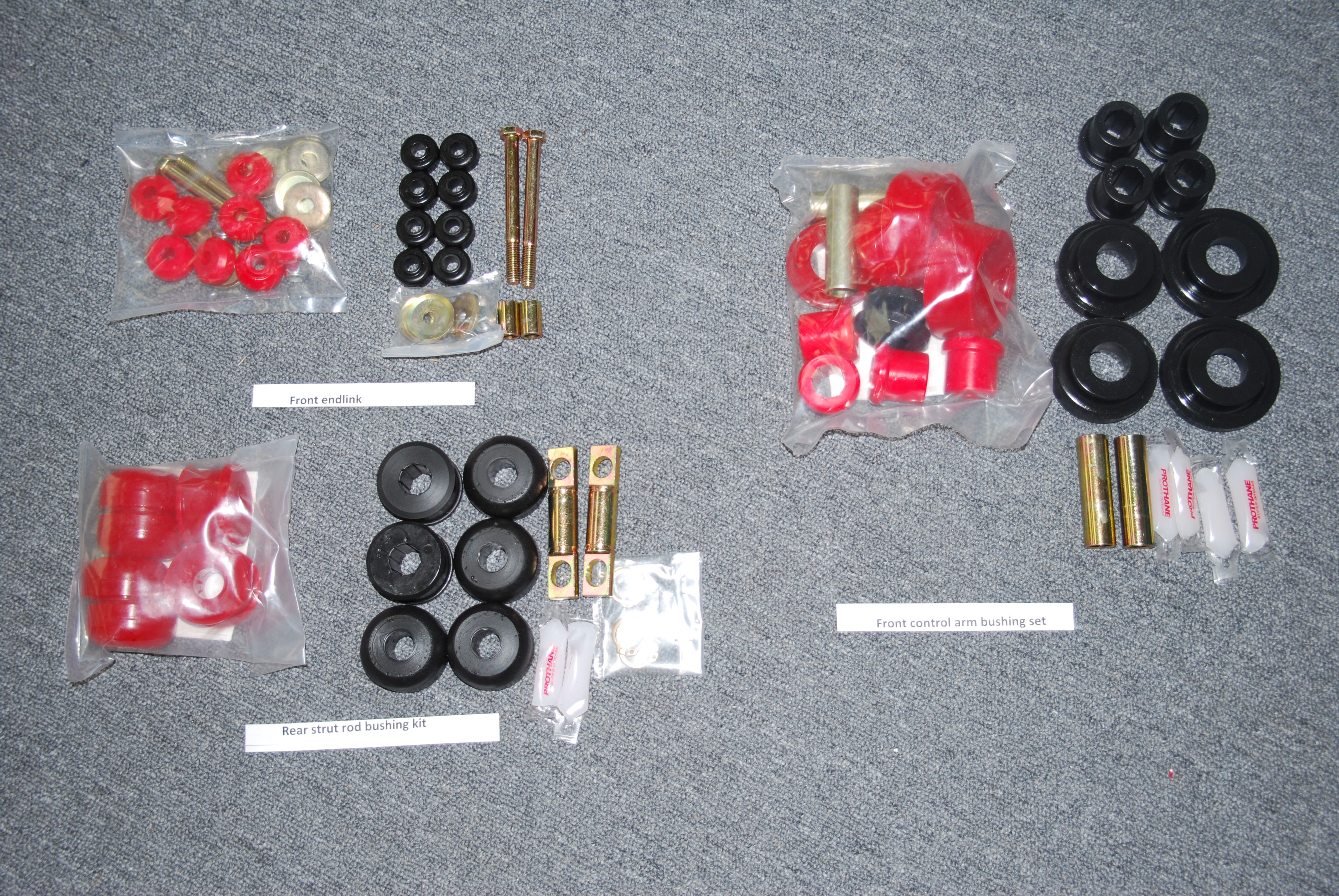 Difference between Energy suspension and Prothane bushing kit for 0305 Dodge Neon SRT4