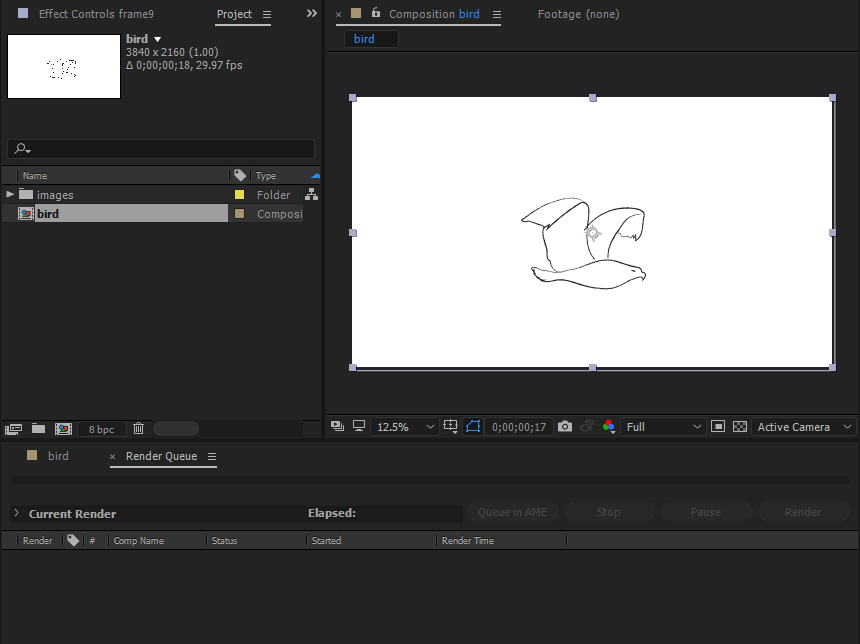 Export and create an animated GIF in After