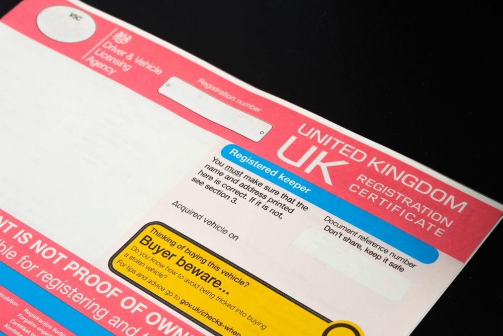 A Guide To Understanding A V5C Document Free Car Check