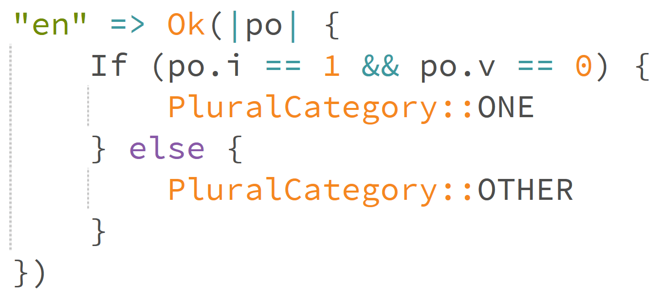 intl_pluralrules A Rust Crate for Handling Plural Forms with CLDR
