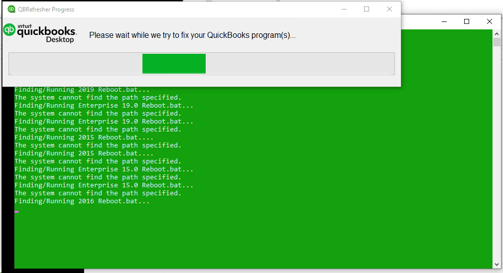 Intuit QuickBooks Freeze/Crash or Error 6123 When Opening a QB Company