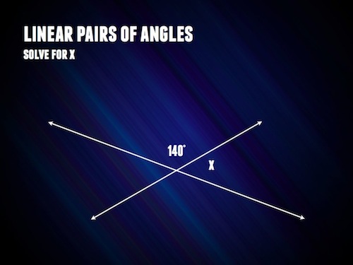 Linear Pair Of Angles Geometry