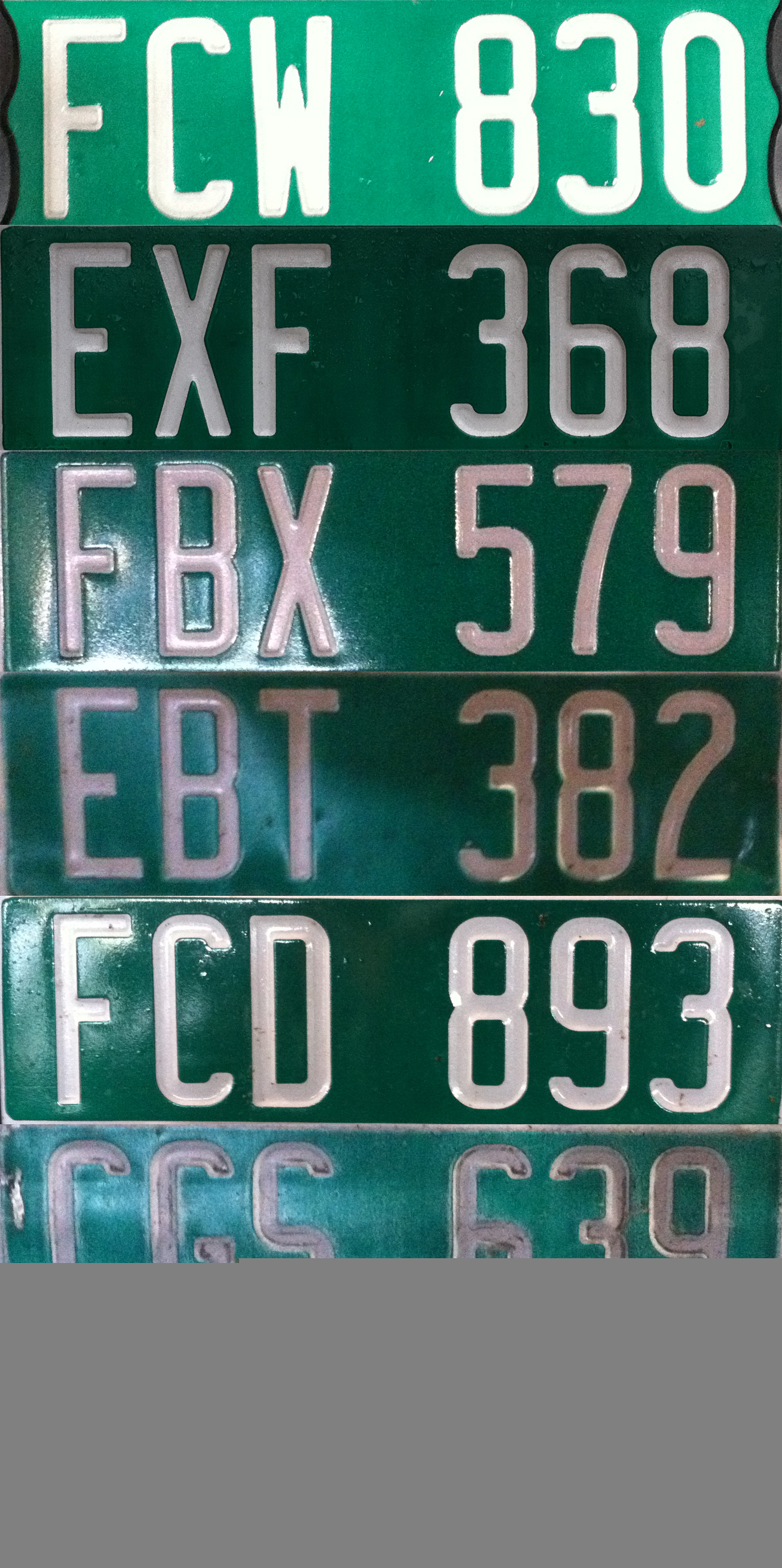 [It Got Away] Vermont License Plates dy/dan