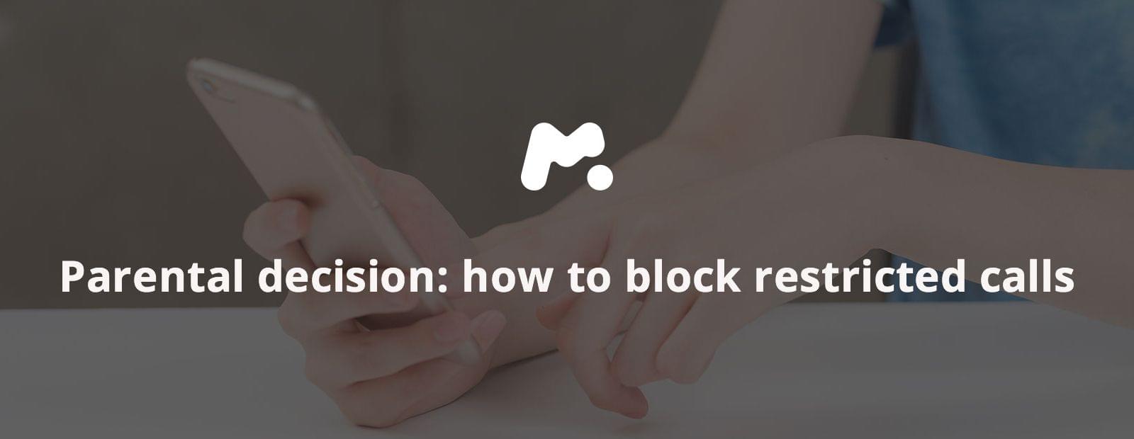 How to block restricted calls on Android