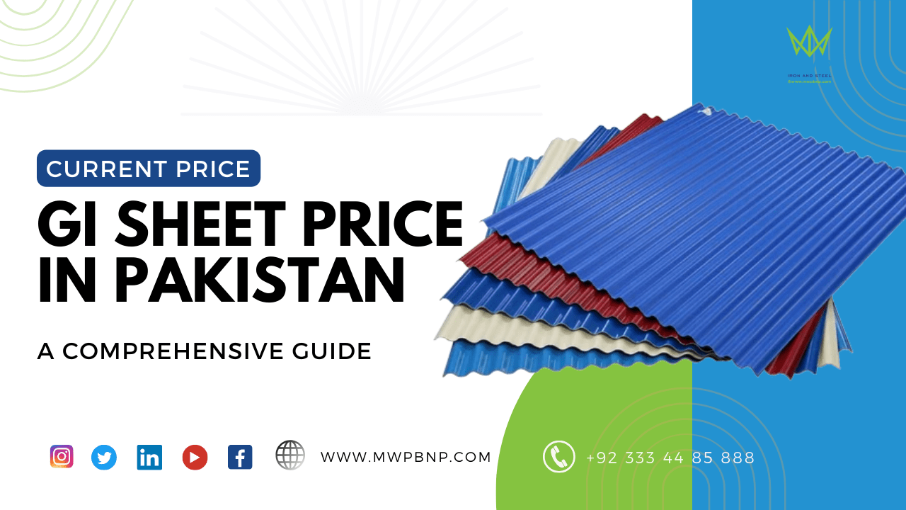 Gi Sheet Price in Pakistan A Comprehensive Guide MWPBNP Iron and Steel Trusted Supplier In