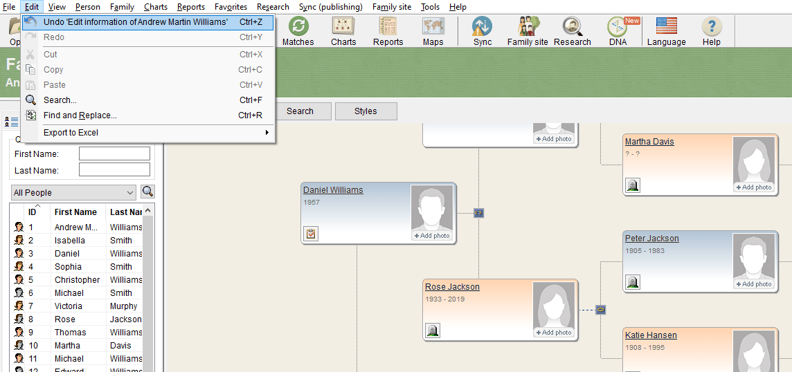 Family Tree Pedigree View Now Available in Family Tree Builder