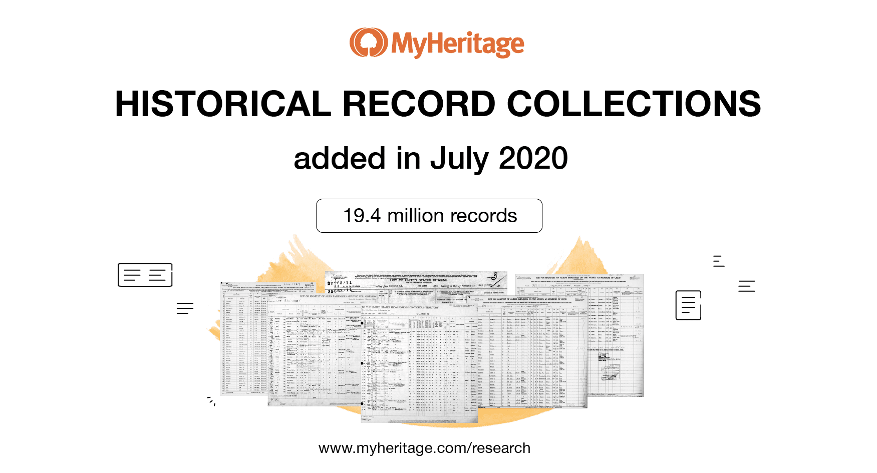 historical record collections MyHeritage Blog