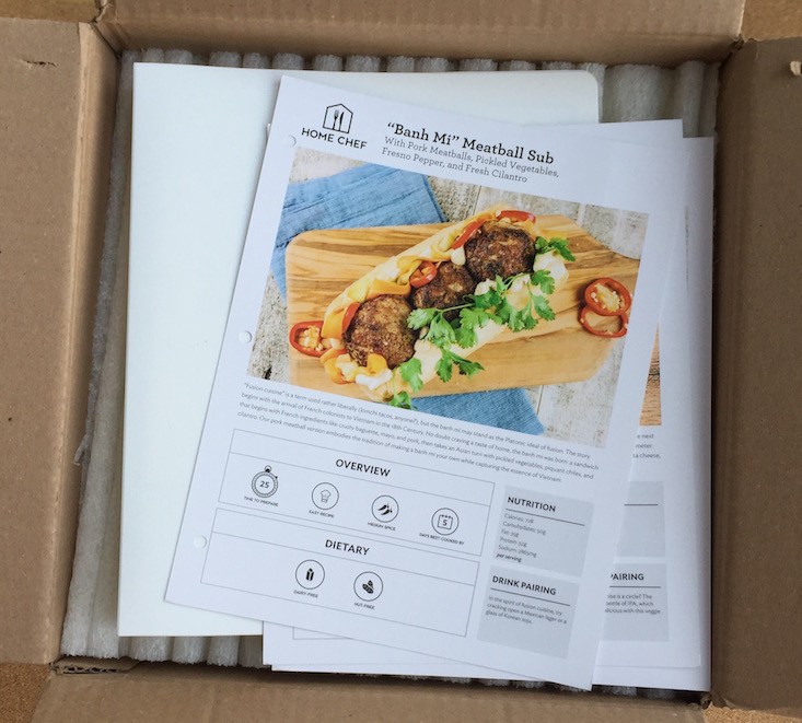 Home Chef Subscription Box Review + Coupon March 2016 MSA