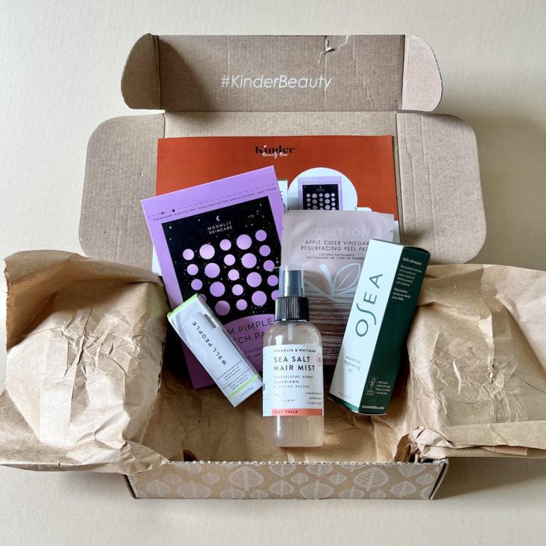 Kinder Beauty Box “The Purify Box” September 2022 Review MSA