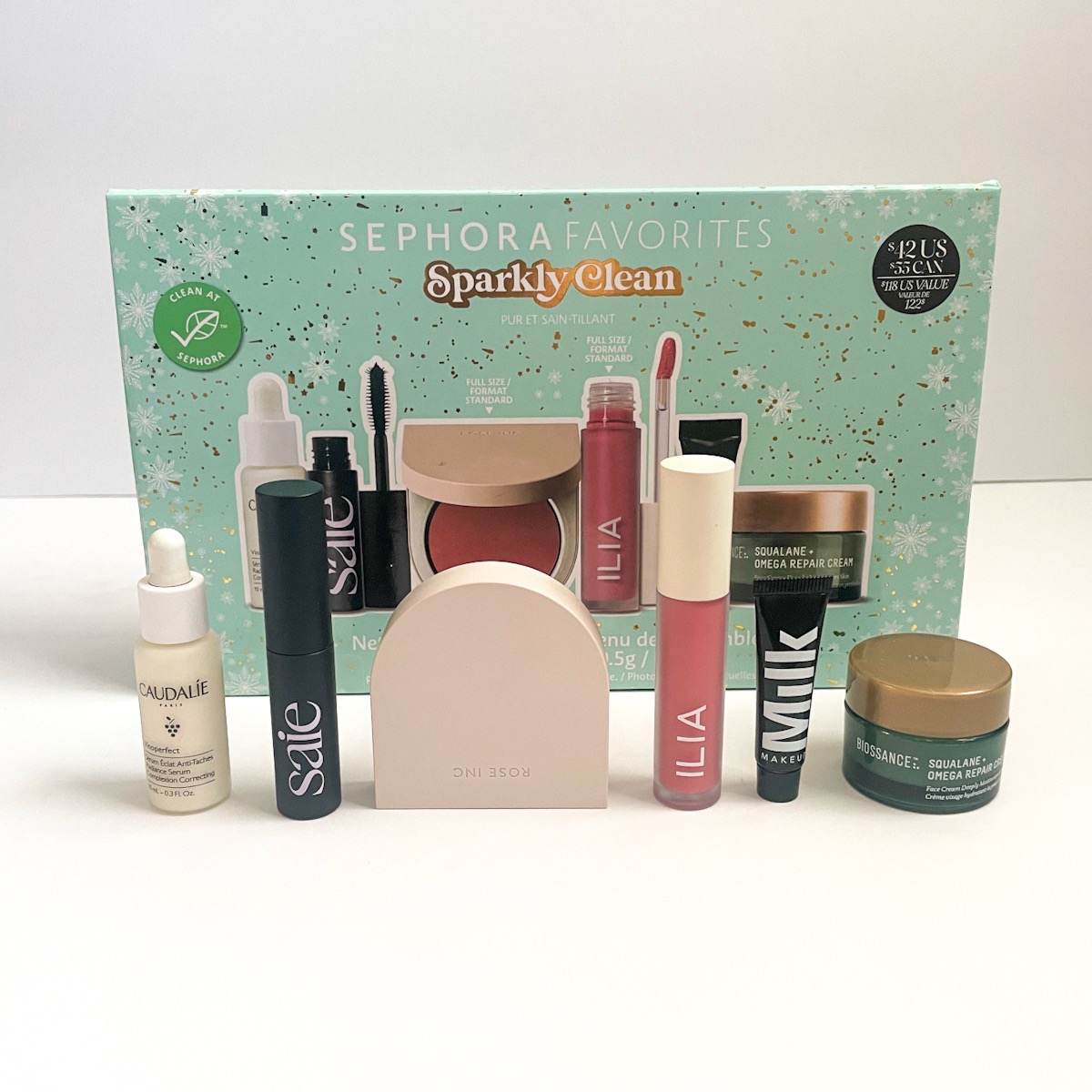 Sephora Favorites Sparkly Clean Makeup Set Review MSA