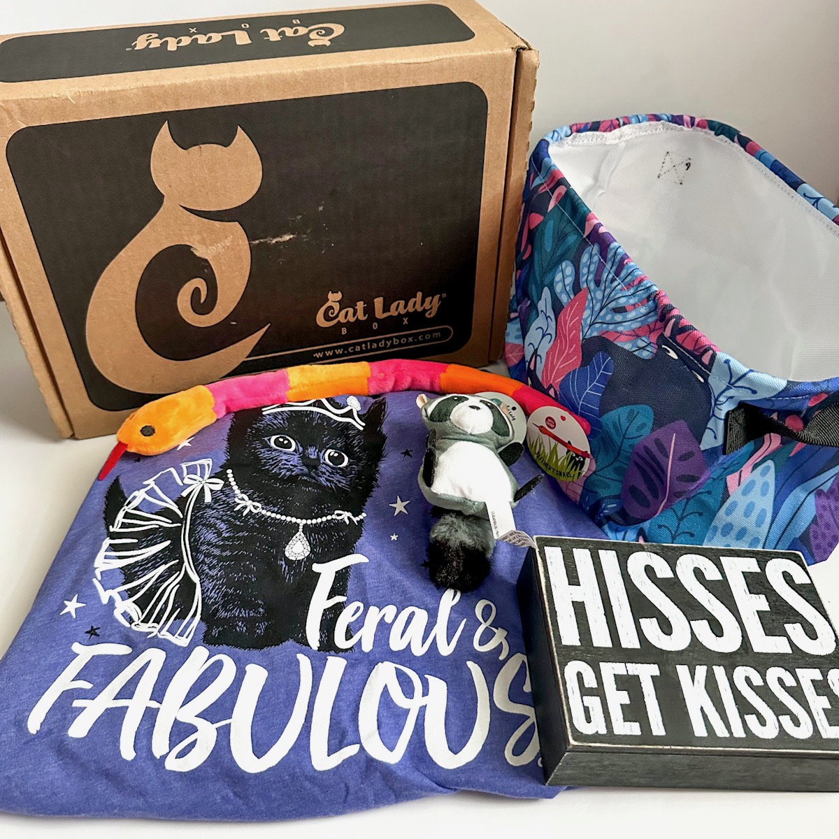 Cat Lady Box Review “Feral & Fabulous” April 2023 MSA