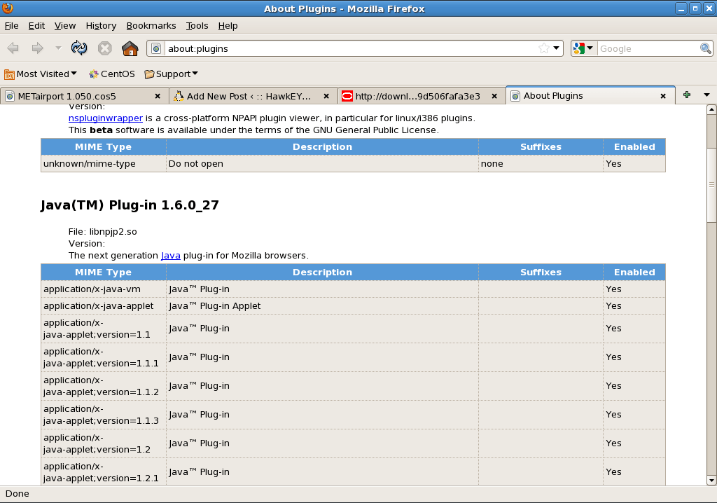 Installing java plugins for x86_64 CentOS Namran Hussin