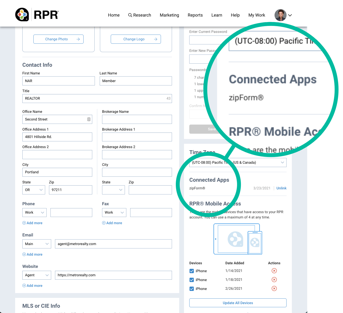 Introducing the new RPR / zipForm® Integration Realtors Property