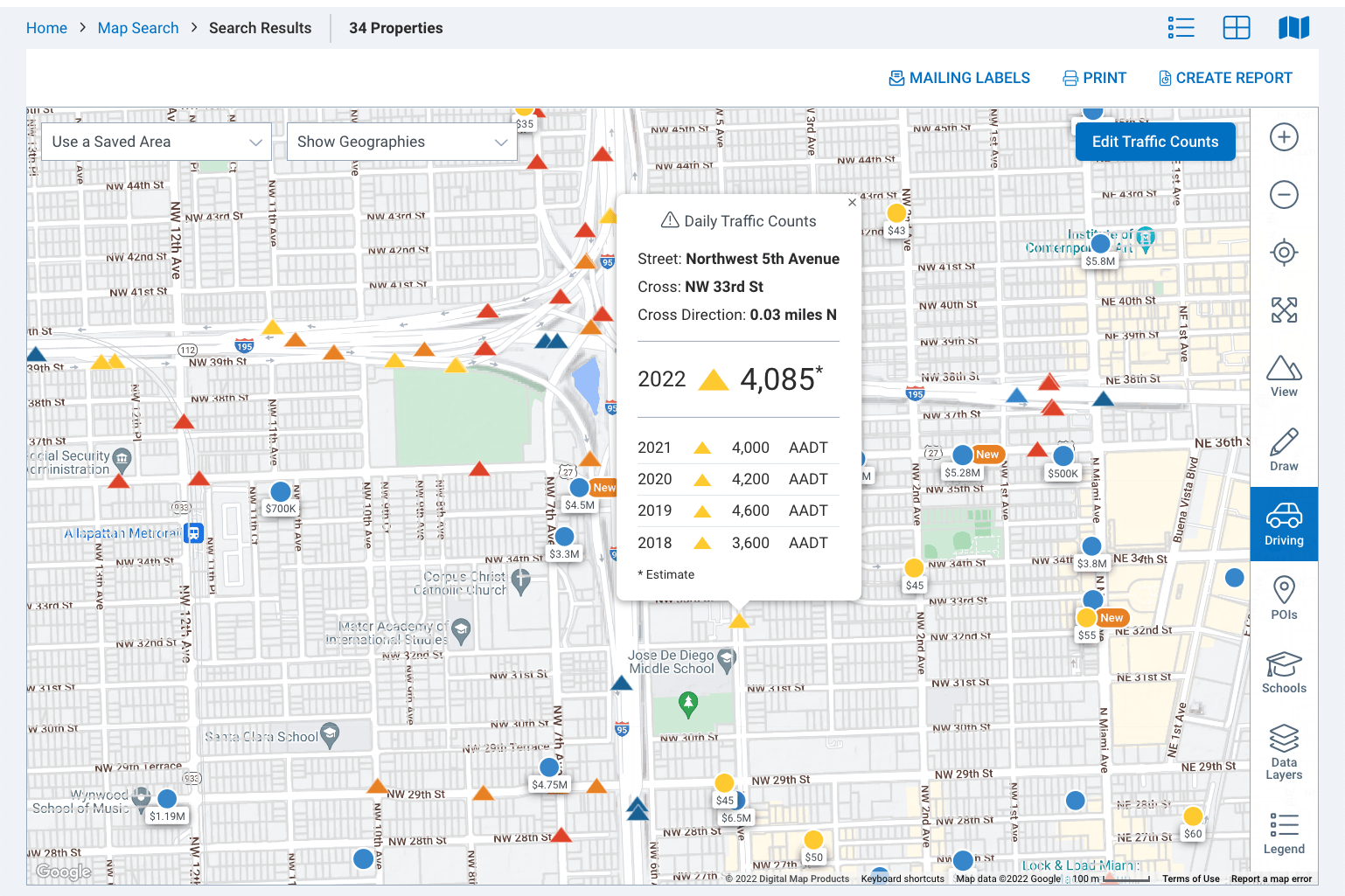 RPR Commercial Traffic Data you can Count on Realtors Property