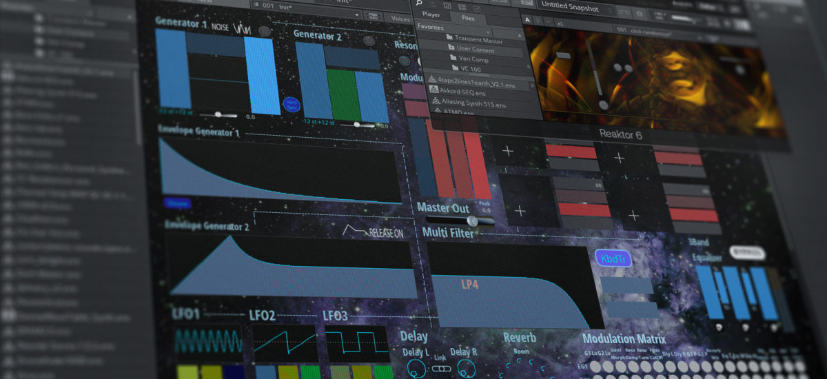 7 free scifi REAKTOR ensembles for intergalactic sound design Native