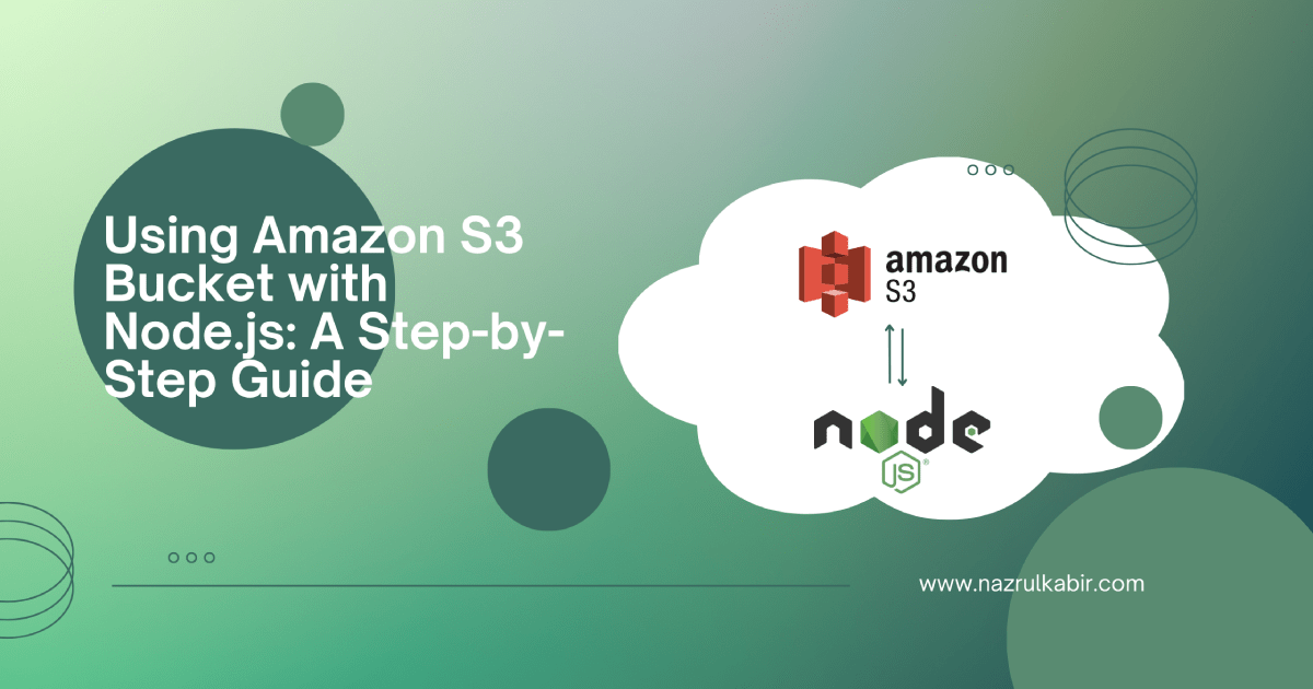 Using Amazon S3 Bucket with Node.js A StepbyStep Guide Zian's Blog
