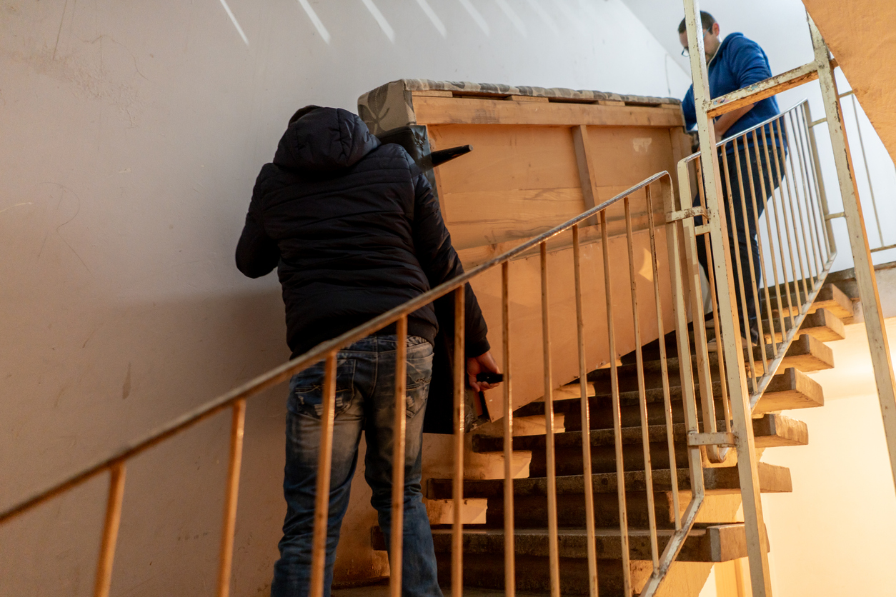 This is also a feature of living in new builds where it is not uncommon to have an upstairs lounge and very narrow stairs for the sofa to go up. How To Move A Couch A Complete Guide The Neighbor Blog