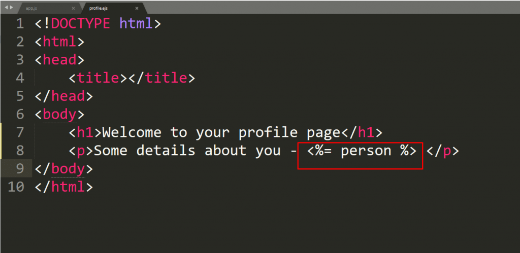 Day 24 Working with EJS Part 1 Learning Node JS In 30