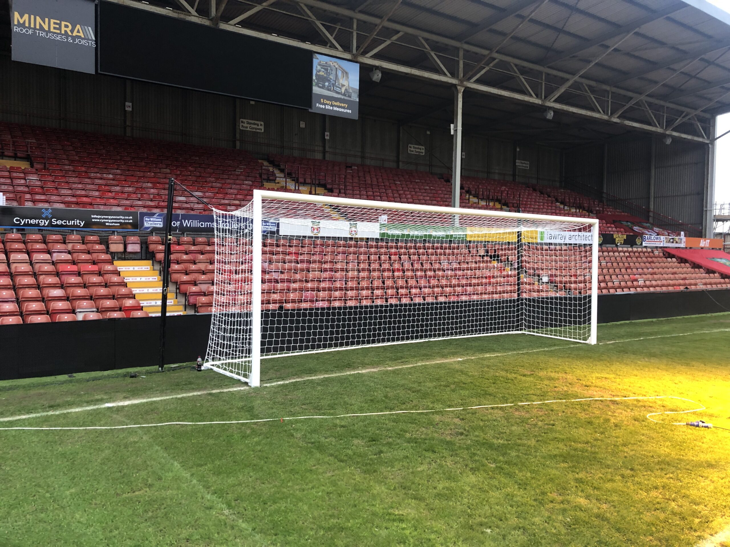 Goals Installed at Wrexham AFC’s Historic Racecourse Ground Net World