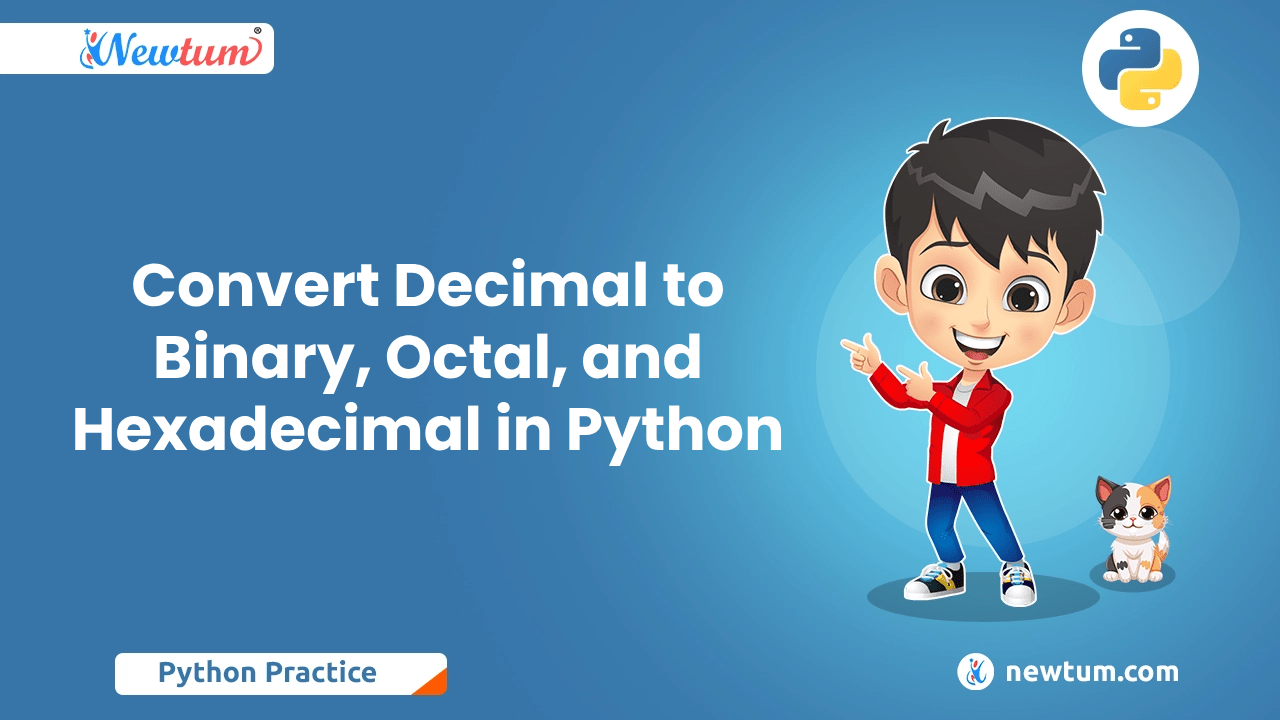 Convert Decimal to Binary, Octal, and Hexadecimal in Python