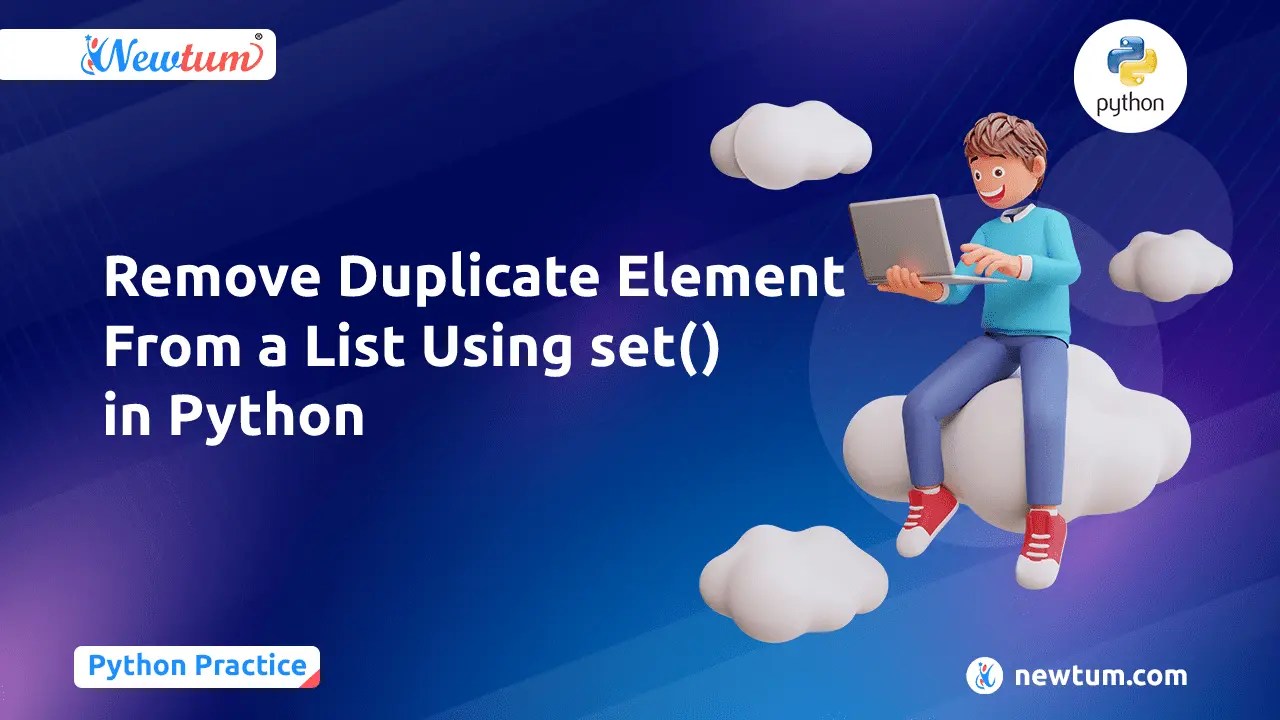 Remove Duplicate Element From a List Using set() in Python