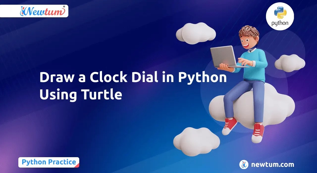 Draw a Clock Dial in Python Using Turtle