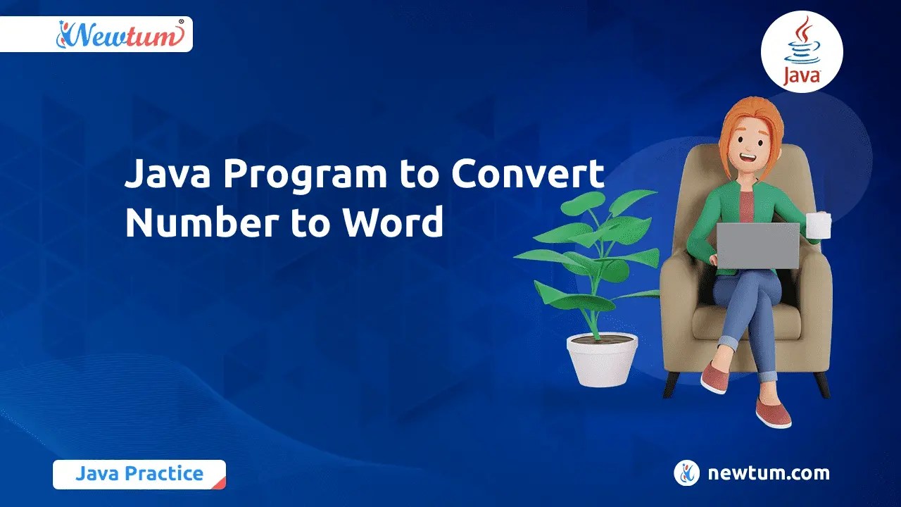 Learn Java program to Convert Number to word with Examples.