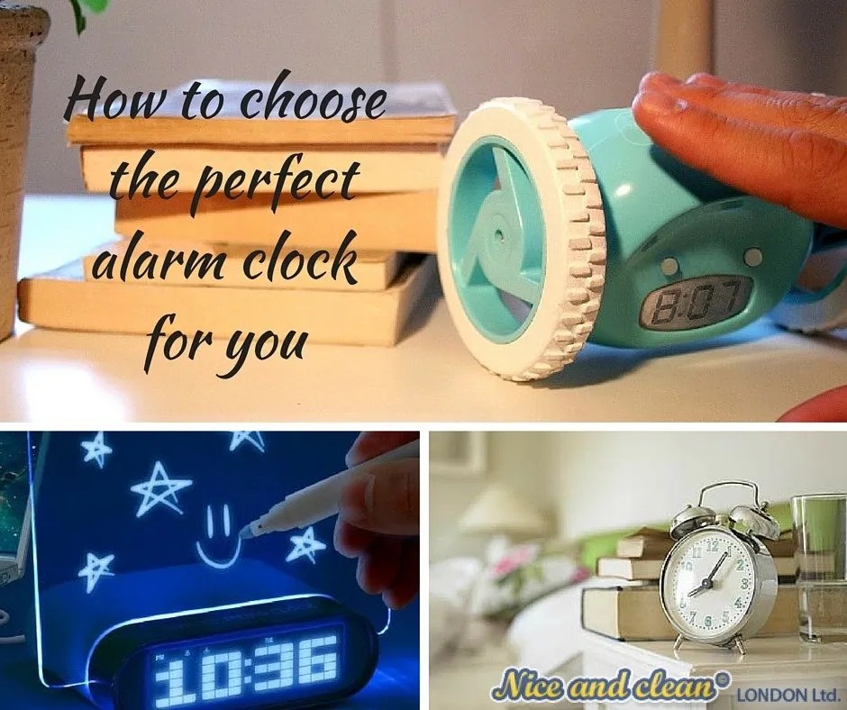 How to select an alarm clock Nice and Clean London Blog