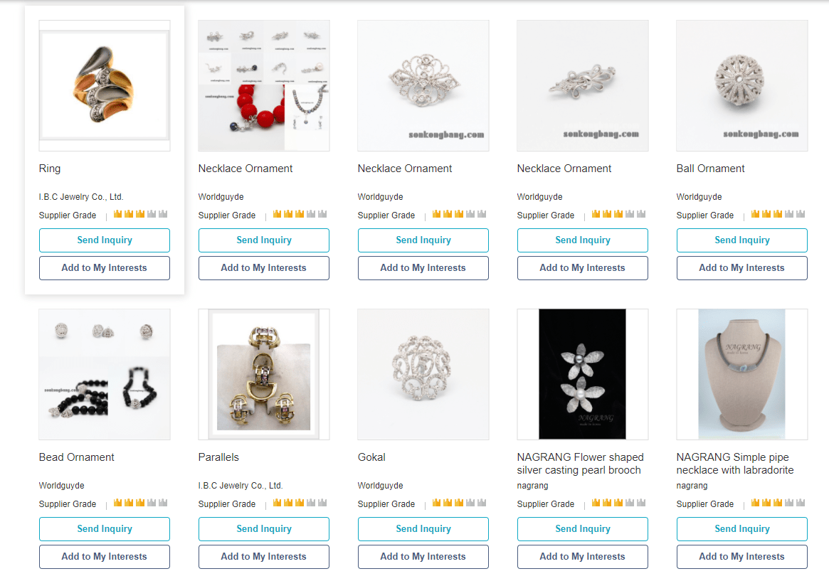 Where can you wholesale Korean jewelry online?